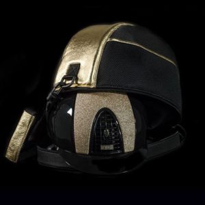 KEP Hat Bag- Gold Leather