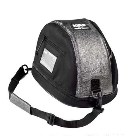 KEP Hat Bag- Silver Glitter Leather