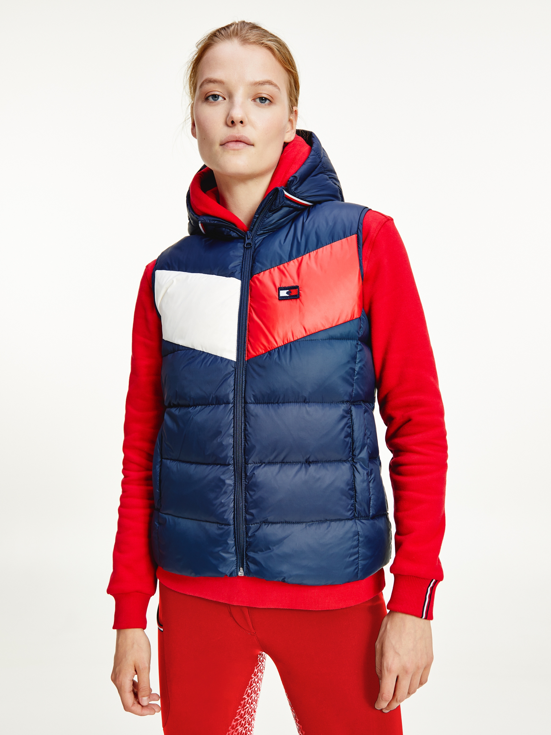 register Spit out hierarchy Tommy Hilfiger Recycled Down Women's Gilet- Desert Sky | WB Equiline  Equestrian Clothing