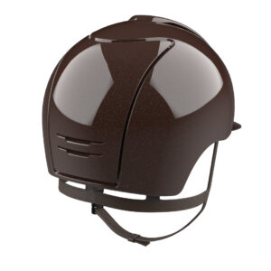 KEP Helmet Cromo 2.0 Metal Polish Diamond- BROWN
