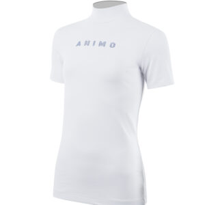 Animo Branny Girl's Competition Shirt- WHITE/BLUE