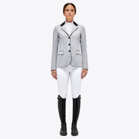 Cavalleria Toscana GP Women's Competition Shirt in Light Grey