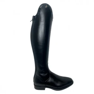 De Niro Puro Duo Dress Smooth Leather Boot with Lucidi Black