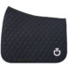 Cavalleria Toscana Quilted Wave Saddle Cloth and Fly Veil set in navy